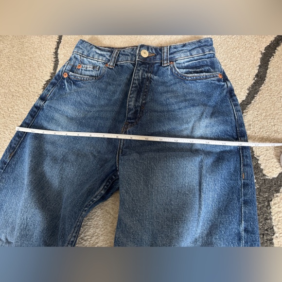 Zara Z1975 MOM FIT JEANS WITH A HIGH WAIST - Picture 13 of 13